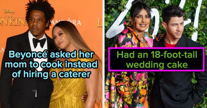 13 Celebrity Couple Wedding Foods
